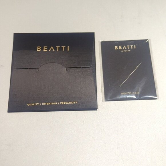 Beatti Vertical Steel Helix Bar Earring - NWT - Picture 2 of 2